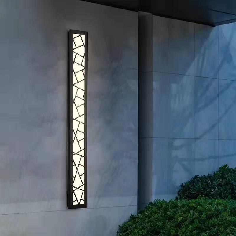 Lampada da parete moderna impermeabile con tecnologia led e design elegante per esterni