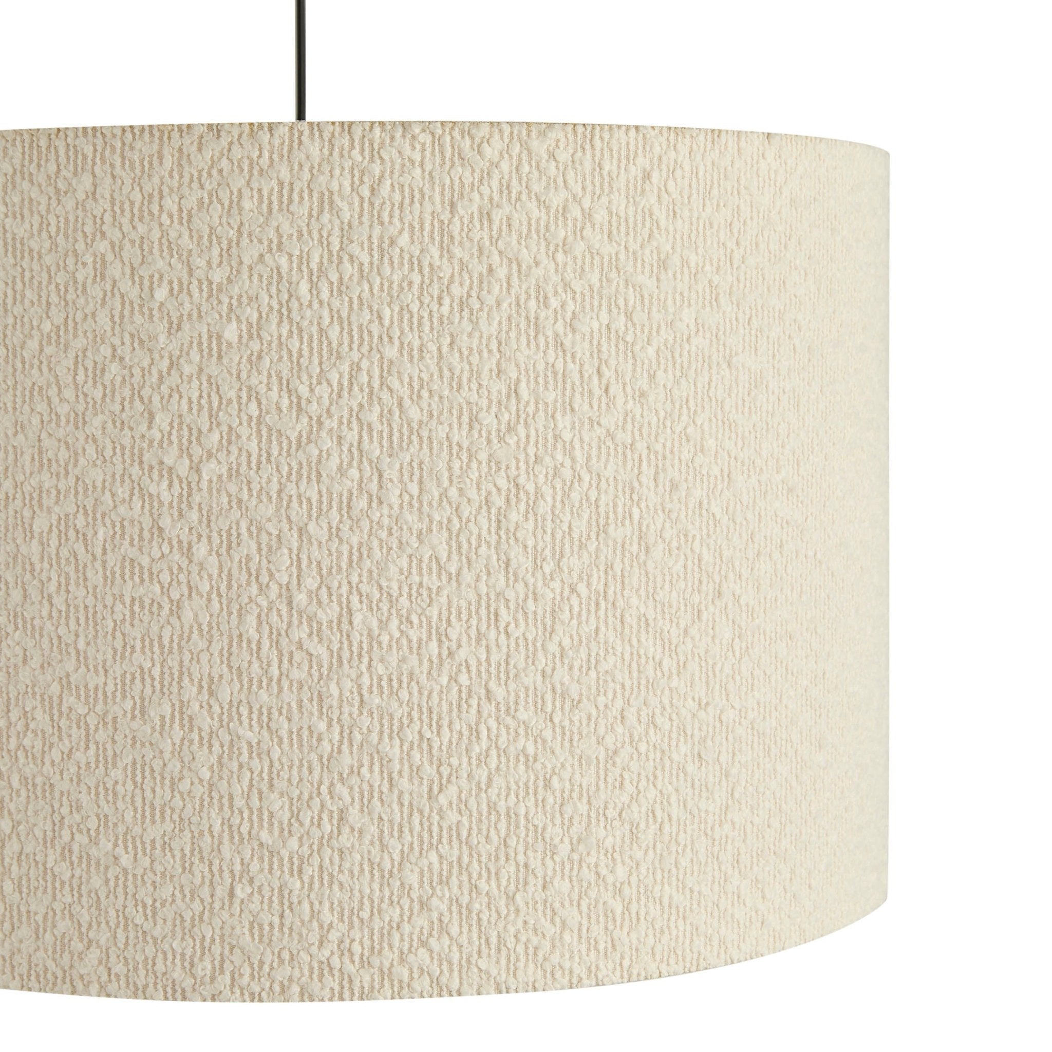 Paralume da soffitto boucle - ecru