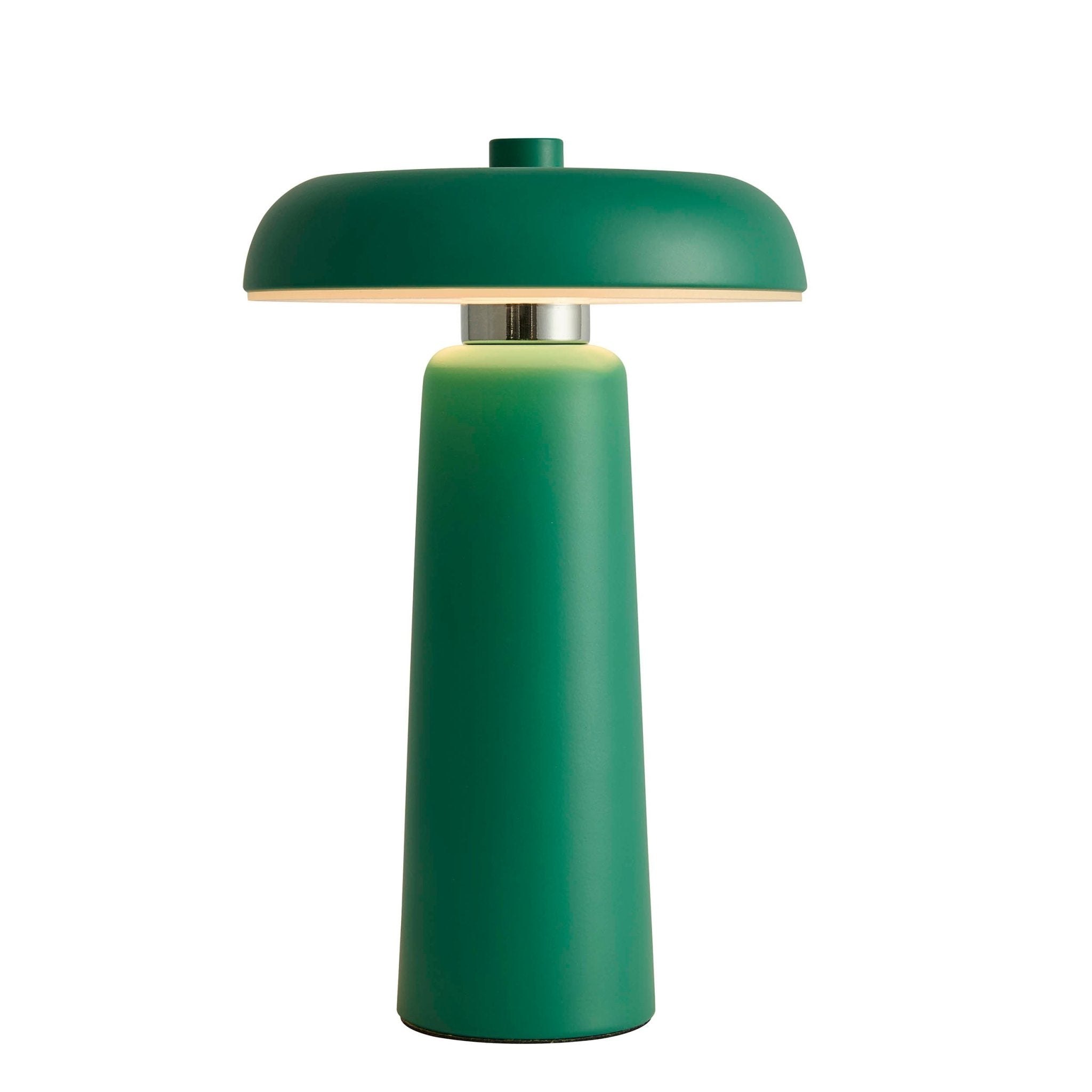 Lampada da tavolo wireless ricaricabile oran led - verde