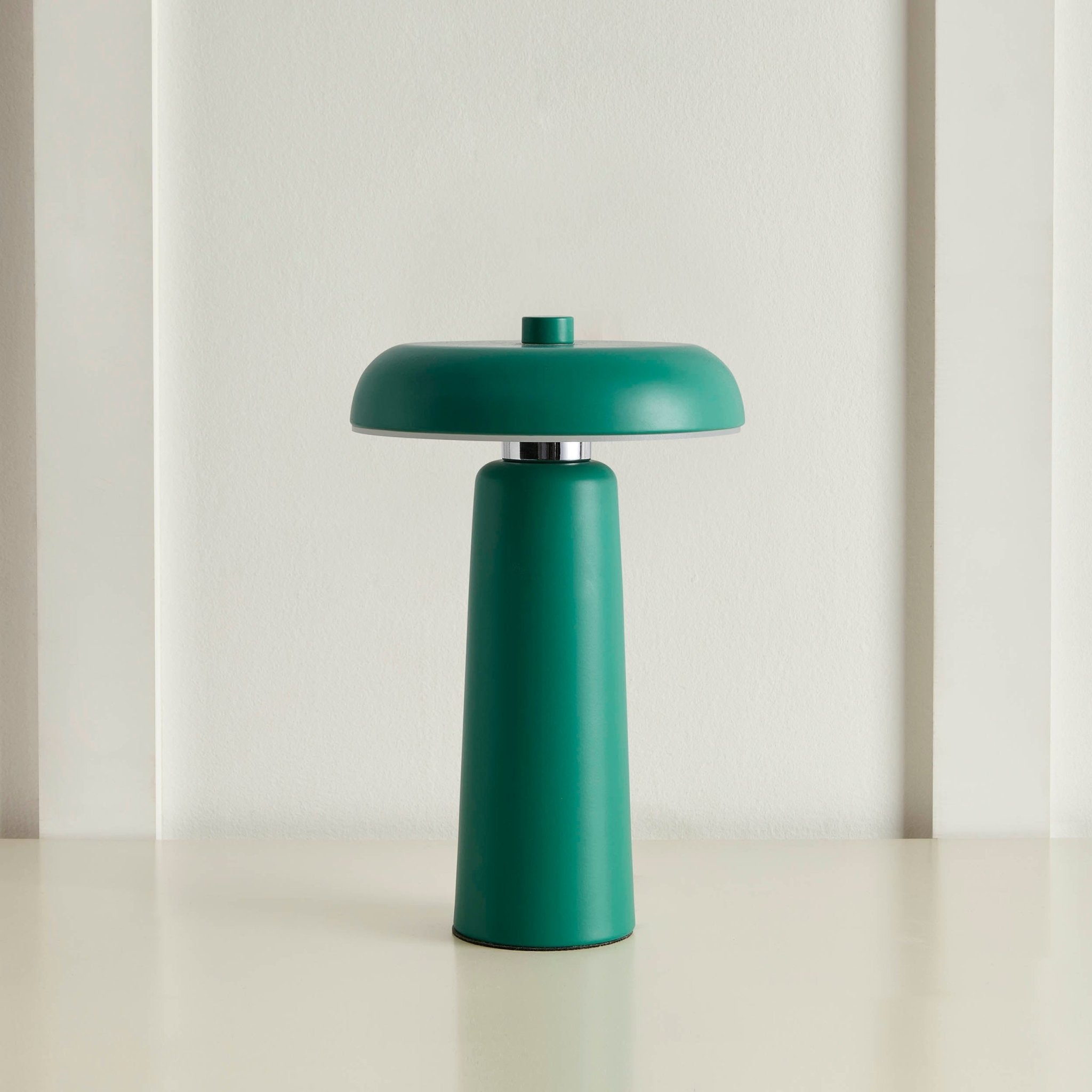 Lampada da tavolo wireless ricaricabile oran led - verde