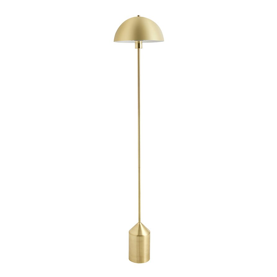 Lampada da terra oro stile art-deco, e27 max 10w, illuminazione elegante per soggiorno