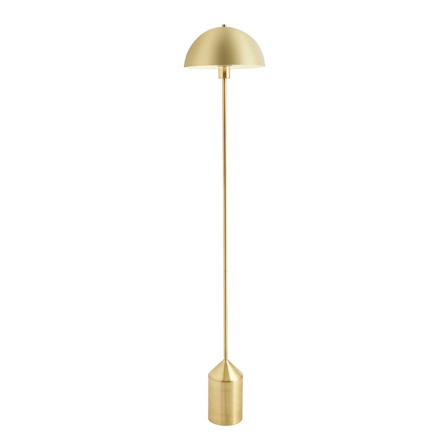 Lampada da terra oro stile art-deco, e27 max 10w, illuminazione elegante per soggiorno